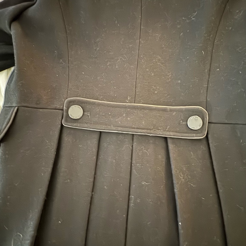 Calvin Klein Black Double-Breasted Coat - Picture 6 of 8